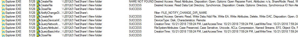 Procmon Server 2016 Correct Folder Creation